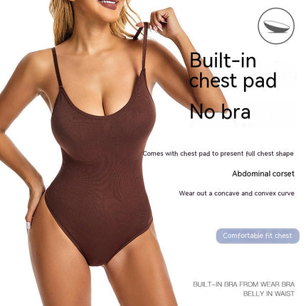Bodysuit for Women Tummy Control Shapewear Seamless Sculpting Thong Body Shaper Bodysuit