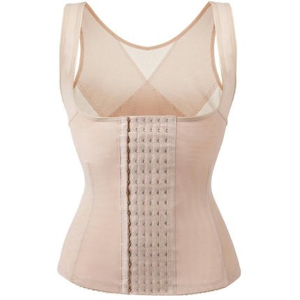Women's Underbust Waist Training Steel Boned Shapewear Corseted Tummy Tightening Chest Tightening Vest