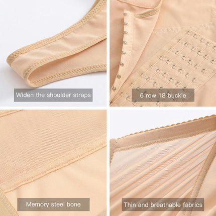 Women's Underbust Waist Training Steel Boned Shapewear Corseted Tummy Tightening Chest Tightening Vest