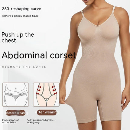 Women's Backless Shapewear Tummy Control Bodysuit Seamless Full Body Shapewear