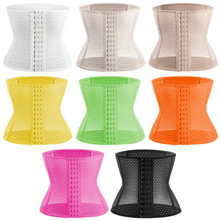 Women's Waist Trainer Corset for Everyday Wear Steel Boned Tummy Control Body Shaper
