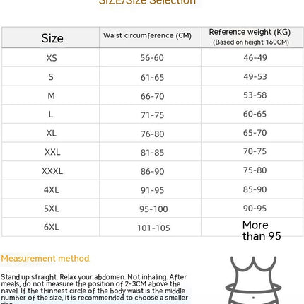 Waist Trainer for Women Zipper Tummy Control Shapewear Plus Size Waist Cincher Corset  Body Shaper Sport Girdle