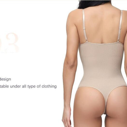 Women's Tummy Tuck Shapewear Thong Tummy Tuck Pants Back Seamless Shaping Tight Vests