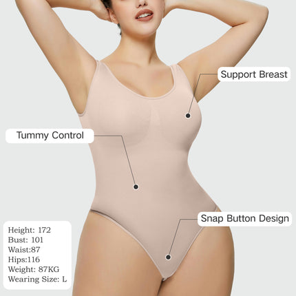 Women's Body Shaping Tights Seamless Tummy Control Sleeveless Tank Tops
