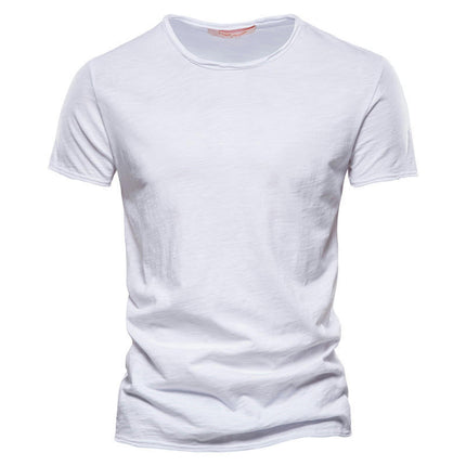Mens Bamboo T Shirt Ultra Soft Short T Shirts Classic Plain Crew Neck Casual Basic Tee Shirt