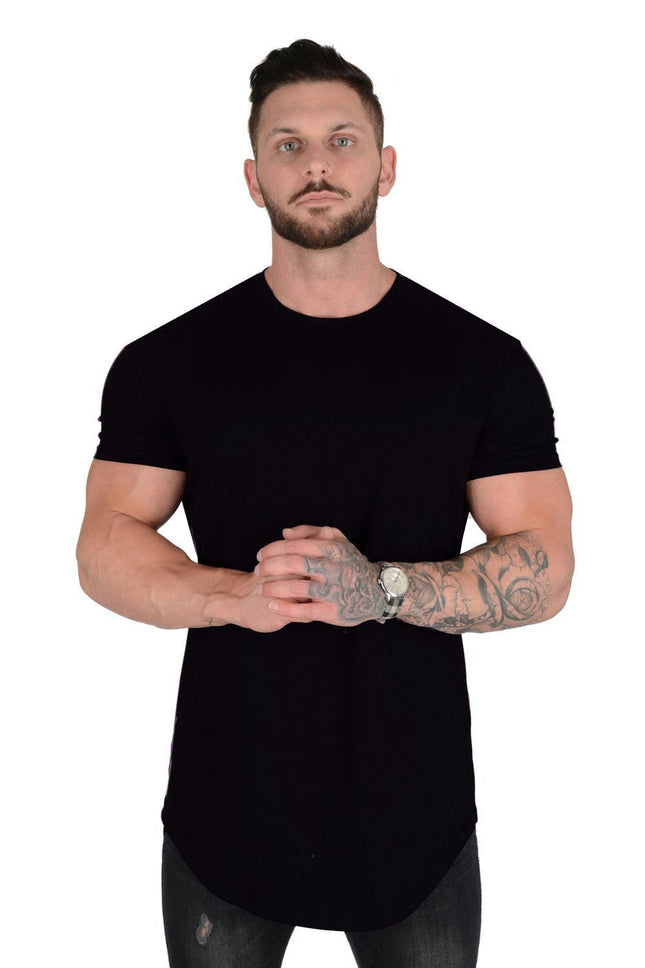 Loose Casual Solid Color Short-sleeved T-shirt Quick Drying Breathable Cooling Short Sleeve Sports T-Shirt