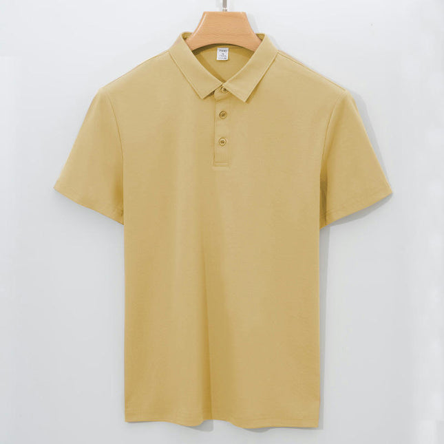 Golf Shirts for Men - Short Sleeve Performance Solid Moisture Wicking Shirt