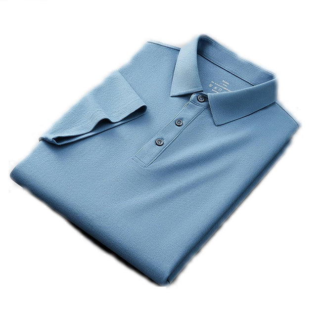 Summer Men's Classic Short Sleeve Solid Performance Deck Shirt