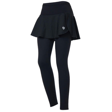 Skirted Legging for Women, Yoga Legging with Skirts &Women Tennis Leggings Clothes Pockets
