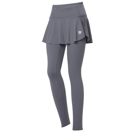 Skirted Legging for Women, Yoga Legging with Skirts &Women Tennis Leggings Clothes Pockets