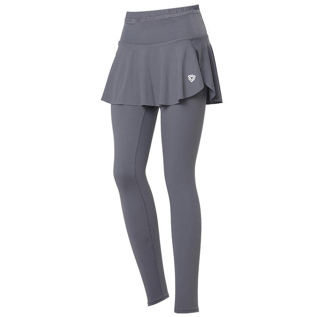 Skirted Legging for Women, Yoga Legging with Skirts &Women Tennis Leggings Clothes Pockets