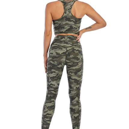 Women's Yoga Pant Tummy Control High Waist Running Leggings with Pocket