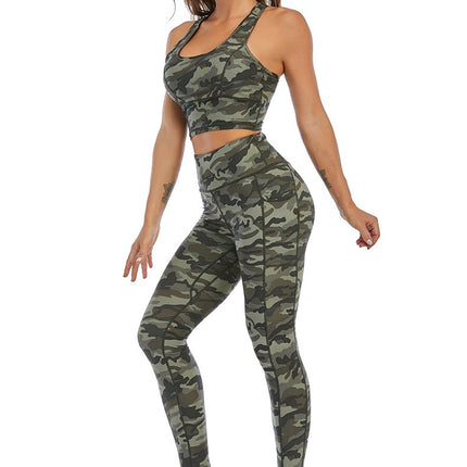 Women's Yoga Pant Tummy Control High Waist Running Leggings with Pocket