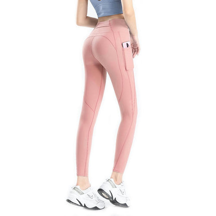 Women's Yoga Pants Tummy Control High Waist Running Women's Leggings with Pocket