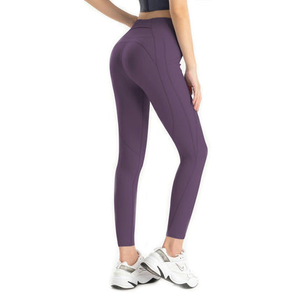 Women's Yoga Pants Tummy Control High Waist Running Women's Leggings with Pocket