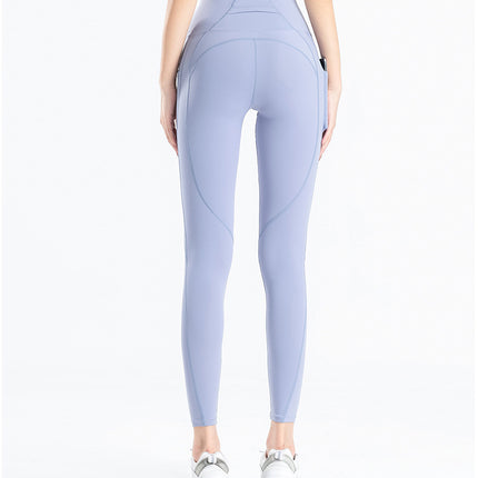 Women's Yoga Pants Tummy Control High Waist Running Women's Leggings with Pocket