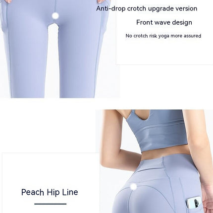 Women's Yoga Pants Tummy Control High Waist Running Women's Leggings with Pocket