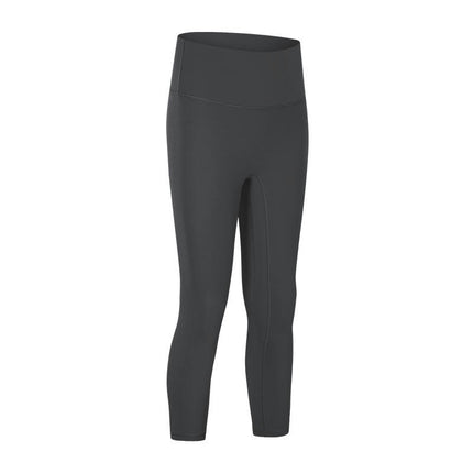 High Waisted Capri Leggings for Women - Soft Slim Yoga Pants with Pockets for Running Workout