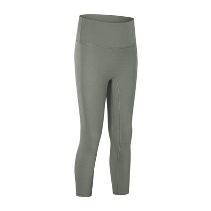High Waisted Capri Leggings for Women - Soft Slim Yoga Pants with Pockets for Running Workout