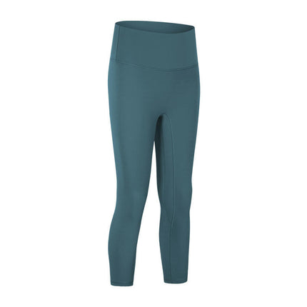 High Waisted Capri Leggings for Women - Soft Slim Yoga Pants with Pockets for Running Workout