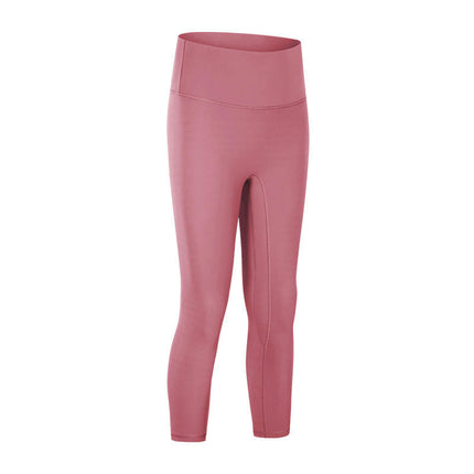 High Waisted Capri Leggings for Women - Soft Slim Yoga Pants with Pockets for Running Workout