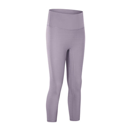 High Waisted Capri Leggings for Women - Soft Slim Yoga Pants with Pockets for Running Workout