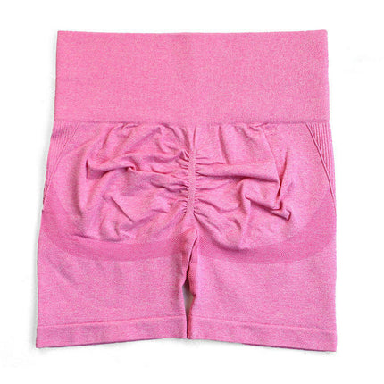 High Waist Shorts for Women Tummy Control Running Exercise Yoga Shorts