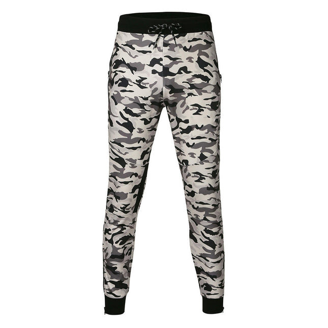 Men's Gym Jogger Pants,Casual Slim Workout Sweatpants with Zipper Pockets