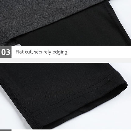 Men's 2 in 1 Running Pants Athletic Workout Legging with Pockets