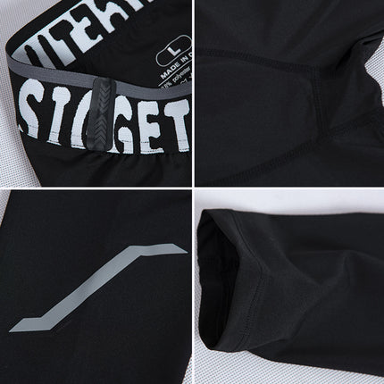 Men's Elasticity Pants Base Layer Running Tights Leggings for Sports