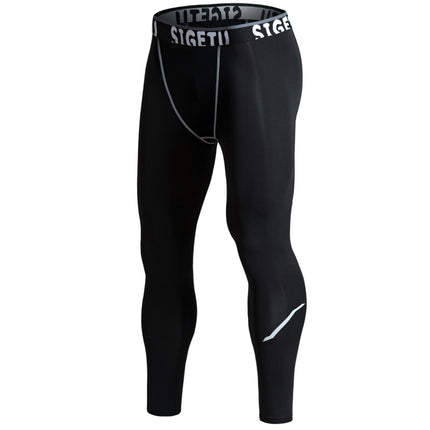 Men's Elasticity Pants Base Layer Running Tights Leggings for Sports