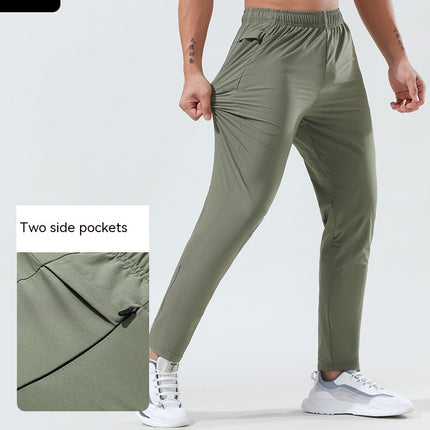Men's Athletic Running Pants Lightweight Quick Dry Workout Joggers
