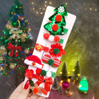 4 # sequin Christmas tree set of 10 pieces