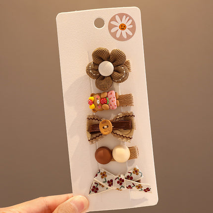 Baby Girl Hair Clips, Baby Bow Hair Clips-Various Styles of Cartoon Shape Hair Clips