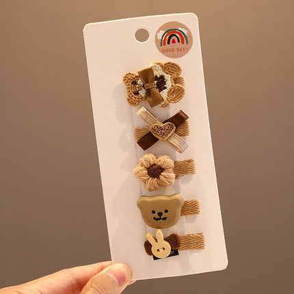 Baby Girl Hair Clips, Baby Bow Hair Clips-Various Styles of Cartoon Shape Hair Clips