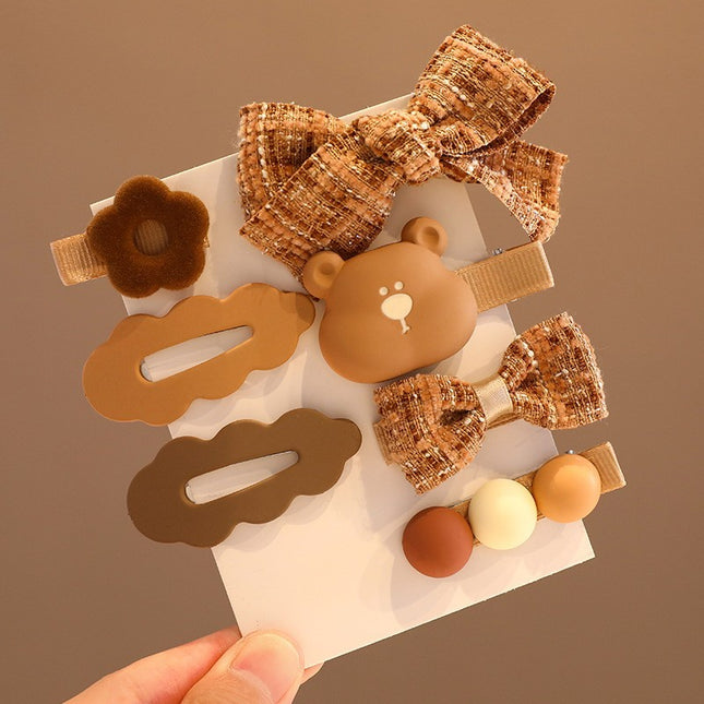 Baby Girl Hair Clips, Baby Bow Hair Clips-Various Styles of Cartoon Shape Hair Clips