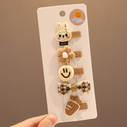 Baby Girl Hair Clips, Baby Bow Hair Clips-Various Styles of Cartoon Shape Hair Clips