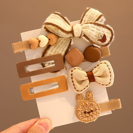 Baby Girl Hair Clips, Baby Bow Hair Clips-Various Styles of Cartoon Shape Hair Clips