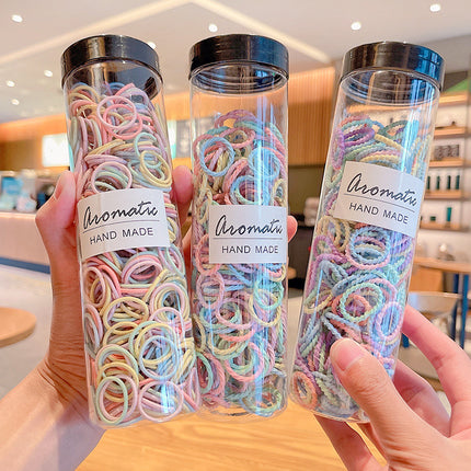 Girl's Hair Bands,Cotton Baby Hair Ties,Multicoloured Small Elastic Hair Band for Toddler Hair Bands Children Girls' Ponytail Holder