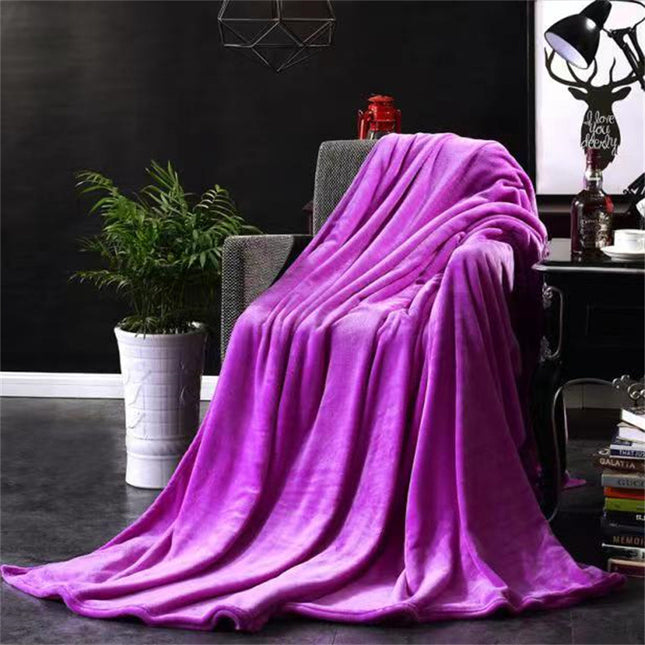Facecloth Blanket, Fluffy Fleece Blanket, Coral Fluffy Blanket, Solid Color Wool Soft Blanket for Sofa Bed, Warm and Cozy Blanket