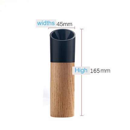 Wooden salt and pepper mills, manual salt and pepper mills, adjustable ceramic core salt and pepper mills