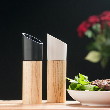 Wooden salt and pepper mills, manual salt and pepper mills, adjustable ceramic core salt and pepper mills