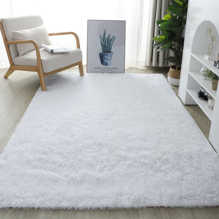 Extra Long Pile Fluffy Rugs and Carpet, Non-Slip Soft Cozy Rectangular Shaggy Rug for Bedroom, Nursery, Living Room