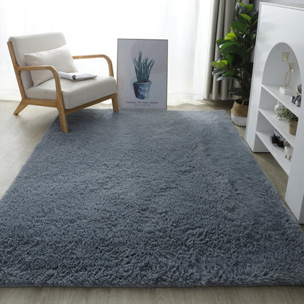 Extra Long Pile Fluffy Rugs and Carpet, Non-Slip Soft Cozy Rectangular Shaggy Rug for Bedroom, Nursery, Living Room