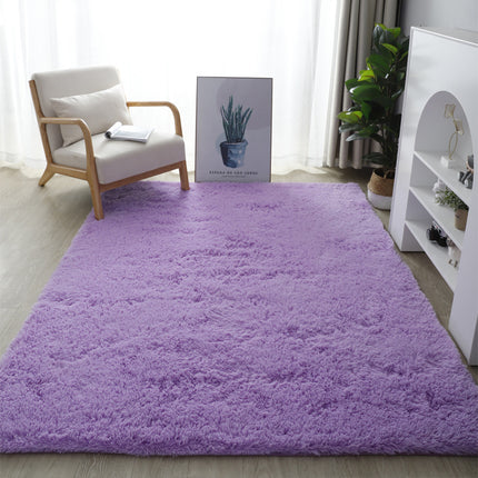 Extra Long Pile Fluffy Rugs and Carpet, Non-Slip Soft Cozy Rectangular Shaggy Rug for Bedroom, Nursery, Living Room