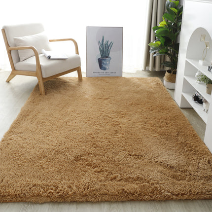 Extra Long Pile Fluffy Rugs and Carpet, Non-Slip Soft Cozy Rectangular Shaggy Rug for Bedroom, Nursery, Living Room