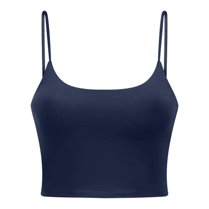 Sports Bras for Womens Workout Yoga Tank Top Women with Chest Pad Fitness Top Half Small Suspender Yoga Clothing