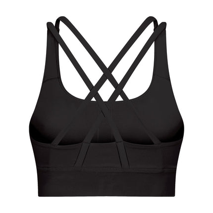 Women's Sports Bra running sports underwear female cross beauty back gathered running yoga fitness BRA bra