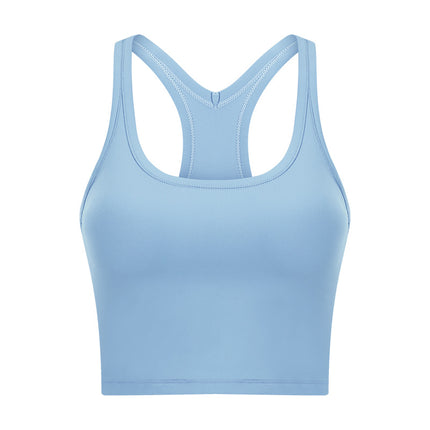 Ladies shockproof running high intensity fitness sports bra Yoga undershirt with bra pads female sports underwear