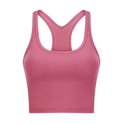 Ladies shockproof running high intensity fitness sports bra Yoga undershirt with bra pads female sports underwear